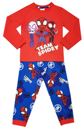 Marvel Spidey & Friends Personalised Boys Pyjamas Spiderman Character Nightwear (Spidey & Friends, 3-4 Years)